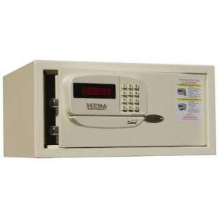 MESA All Steel 1.2 Cu. Ft. Personal and Hotel Safe Electronic Lock 