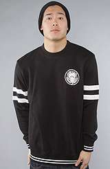 Crooks and Castles The Medusa Crest Crewneck Sweatshirt in Black