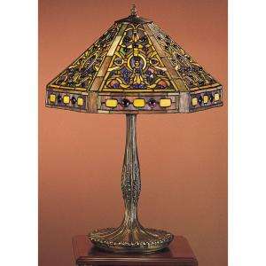 Illumine 3 Tiffany Elizabethan Table Lamp  DISCONTINUED CLI MEY31117 