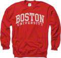 Boston Terriers Red Arch Crewneck Sweatshirt