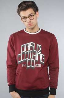 ORISUE The Kelso Crewneck Sweatshirt in Maroon  Karmaloop 