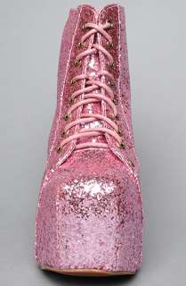 Jeffrey Campbell The Lita Shoe in Pink Glitter  Karmaloop 