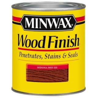 Minwax 1 Qt. Wood Finish Sedona Red 70043  