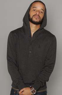 Nixon The Nooner Hoody in Black Heather  Karmaloop   Global 