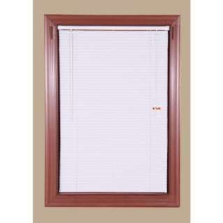 Perfect Home White 1 in. Slats Mini Blinds (Price Varies by Size 