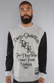 DGK The From Nothing Crewneck Sweatshirt in Athletic Heather 