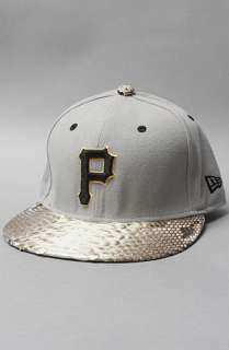 Menaud Sportswear The Pittsburgh Pirates Snakeskin Snapback Hat in 
