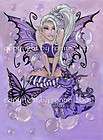 Gothic Cuties I fairy dragon big eyed ATC ACEO art card PRINT Ronne 
