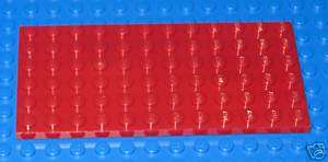 x1 NEW Lego Plate DARK RED FLAT PLATE 6 x 12 lg55  