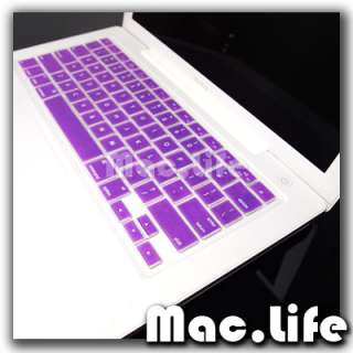 PURPLE soft Keyboard Skin Cover for OLD Macbook 13  