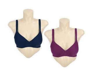BARELY BREEZIES S/2 Seamless Molded Cup Bras A203851  