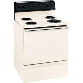Hotpoint 30 In. Freestanding Electric Range in Bisque RB525DPCT at The 