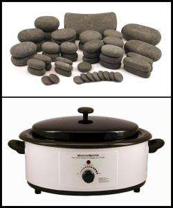 kit 54 basalt stones 6 quart heater for lastone therapy