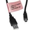 mumbi mini USB Kabel   Datenkabel A Stecker auf mini USB (B) 5pol 