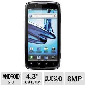 Motorola Atrix 2 Unlocked GSM Cell Phone   Touchscreen, 4.3 LCD, 8GB 