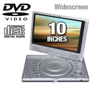 Coby TFDVD1020 Portable DVD Player   10 Widescreen LCD, Swivel Screen 