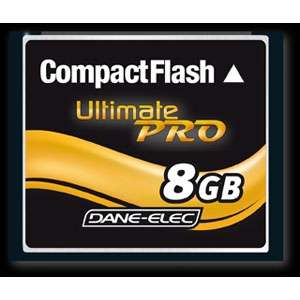 Dane Elec DA CF30 08G C High Speed UDMA Compact Flash Card   8GB at 