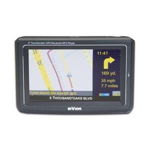 InVion   GPS 4v2   Portable GPS With 4 Inch Touch Screen With  