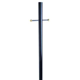 Design House Black Lamp Post with Cross Arm 501817 