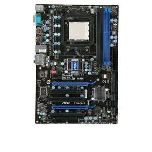 MSI 870 G45 Motherboard   AMD 770, Socket AM3, USB, PCIe, RAID, LAN 