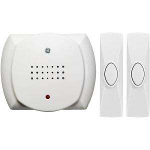 GE Wireless Door Chime with 2 Buttons 19209 