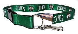 Boston Celtics Team Green Lanyard Key Chain ID Strap  