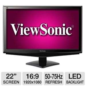 ViewSonic VA2248m LED 22 Class Widescreen LED Monitor   1080p 