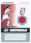 KYLE BECKERMAN GAME USED JERSEY CARD UD MLS SOCCER 2008