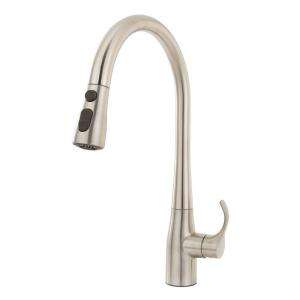 KOHLER Simplice Single Hole Pull down Kitchen Faucet in Vibrant 