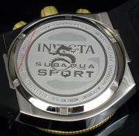 Invicta Mens Subaqua 1531 Goldtone Swiss Quartz Chronograph 