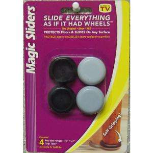 Magic Sliders 1 1/8   1 1/4 in. Grip Tip Round Magic Sliders (4 Pack 