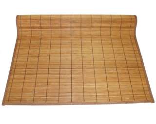   x96 Brown Bamboo Floor Mat Area Rug Tatami Oriental Chinese Japanese