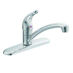 MOEN Chateau Single Loop Handle Kitchen Faucet in Chrome 7445 at The 