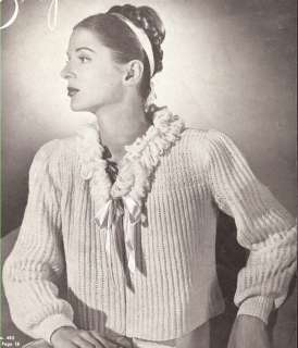 PATTERNs to make 20 Vintage Knitted Bed Jackets , all in one 