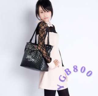 Fashion Hello Kitty Multi Color Optional Leather Like Tote Hand Bag 
