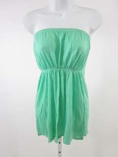   california green strapless baby doll tunic in a size extra small