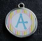   Candy Stripes w/ Pets Name or Initial Fun Pet ID Tags Dog Cat Collar