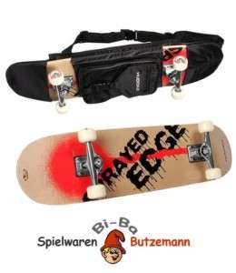 Hudora Skateboard SPRAYED EDGE + Rucksack / Backpack  