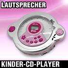 SOUNDMASTER KCD 25 TRAGBARER KINDER CD PLAYER LAUTSPREC