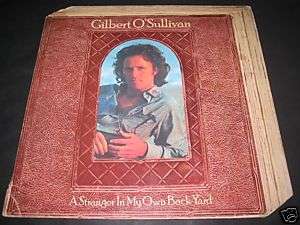 GILBERT OSULLIVAN / A STRANGER IN MY OWN BACK YARD LP  