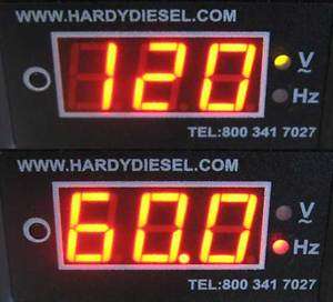 Must have Diesel Generator Voltage and Frequency Meter  