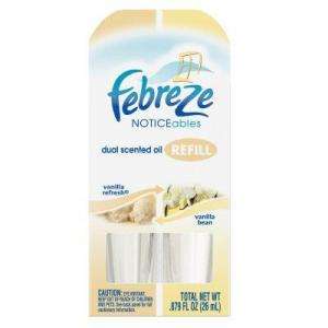 Febreze Noticeables 0.879 Oz. Vanilla Refresh/Vanilla Bean Dual 