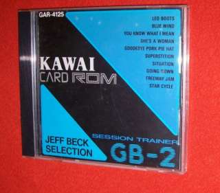 Kawai GB 2   ROM Card * JEFF BECK * for Guitar Session Trainer GB 4 