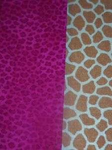 Animal Skin Prints 100% Cotton fabric Giraffe Jungle Babies Novelty 