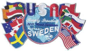 2011 World Jamboree USA CONTINGENT JACKET / BACK PATCH, Backpatch New 