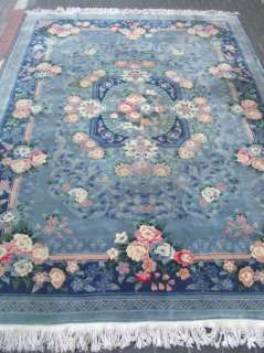 Beautiful hand woven art deco Chinese Antiques Carpet rug 307x214 cm 