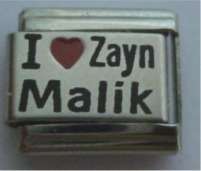 Italian Charms L74 One Direction I Love Zayn Malik  