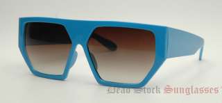 80s Vintage BEAT STREET ROBOT Sunglasses   BABY BLUE  