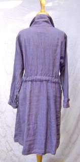 VINTAGE FLAX 2000 SUMMER HEATHER YARN DYED LINEN SEXY SWITCH DRESS P 