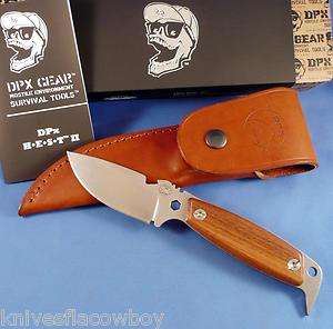   HEST II Woodsman Fixed Blade Knife Sleipner Tool Steel Brazilian Wood
